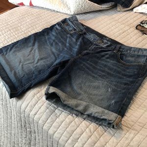 Ann Taylor Loft Jean shorts - distressed